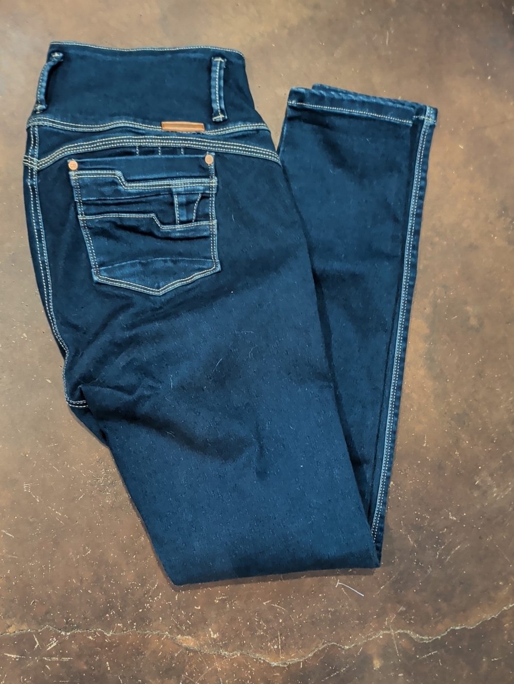Colombiana Dark Blue Denim Skinny Jeans